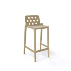 Isidoro Tabouret snack moderne empilable avec dossier ronds ajourés><noscript><img width=