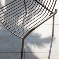 Altacom Jasmine Fauteuil de jardin design empilable en métal><noscript><img width=