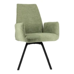 Jules Fauteuilconfortable en tissu avec dossier inclinable et pieds en métal><noscript><img width=