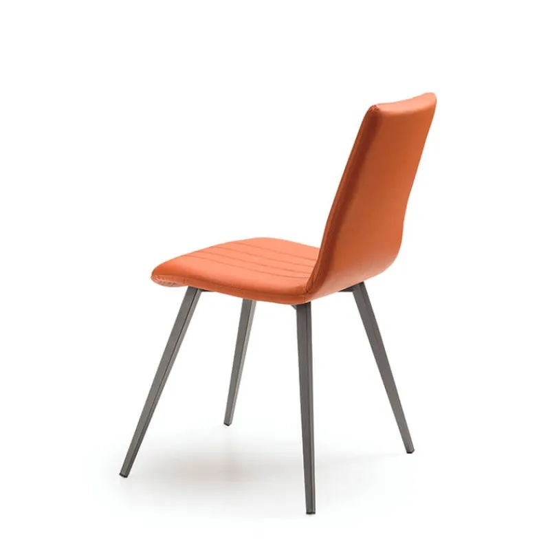 Europea Kansas Chaise italienne moderne avec pieds en métal> Chaise De Cuisine|Chaise De Salle à Manger