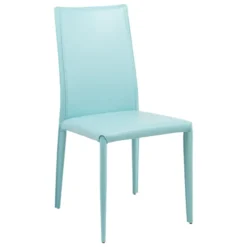 Airnova Kesha Chaise contemporaine en croûte de cuir> Chaise De Salle à Manger