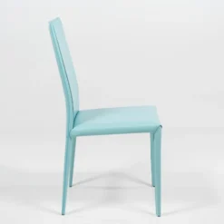 Airnova Kesha Chaise contemporaine en croûte de cuir><noscript><img width=