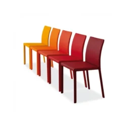 Airnova Kiris Chaise en croûte de cuir italienne><noscript><img width=