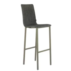 Mobliberica Koko ® Tabouret de bar dossier haut en tissu> Tabouret De Bar (assise +/- 80 Cm)