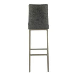 Mobliberica Koko ® Tabouret de bar dossier haut en tissu><noscript><img width=