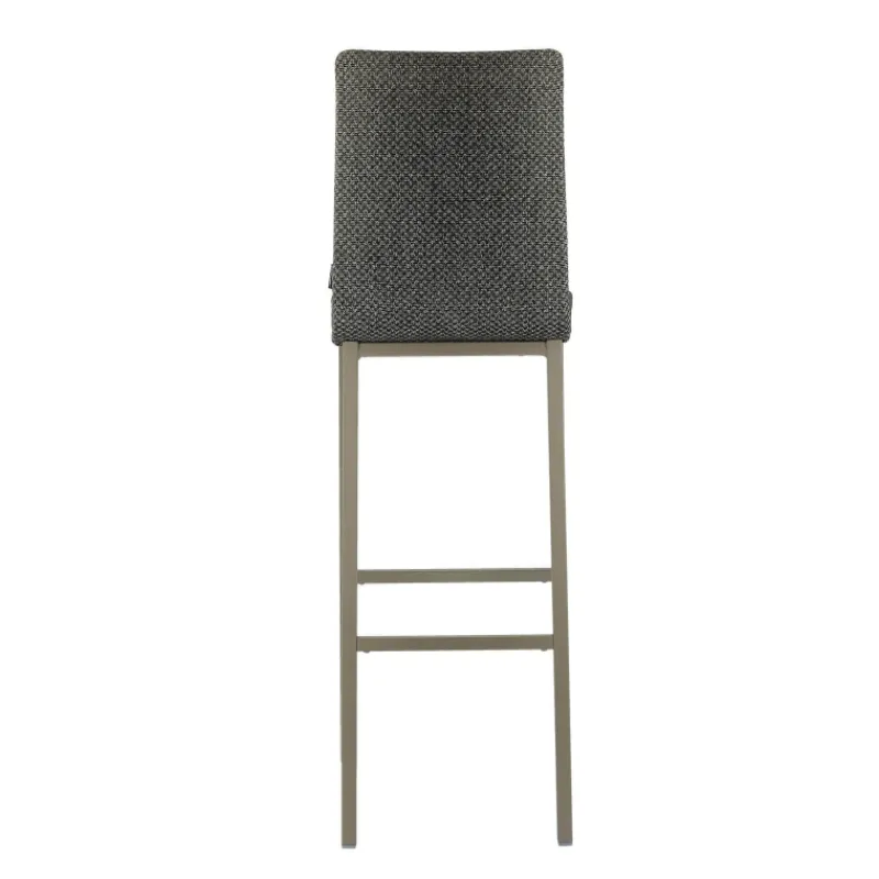 Mobliberica Koko ® Tabouret de bar dossier haut en tissu> Tabouret De Bar (assise +/- 80 Cm)