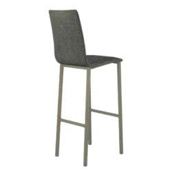 Mobliberica Koko ® Tabouret de bar dossier haut en tissu><noscript><img width=