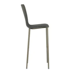 Mobliberica Koko ® Tabouret de bar dossier haut en tissu><noscript><img width=
