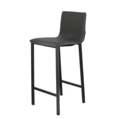 Mobliberica Koko ® Tabouret snack en simili dossier bas avec pieds en métal><noscript><img width=