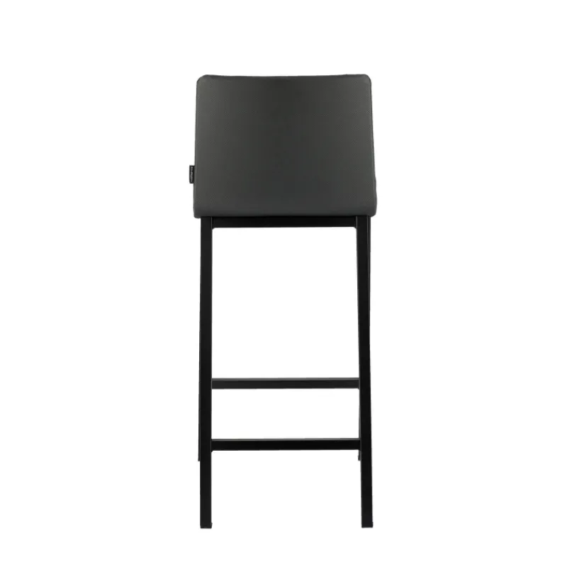 Mobliberica Koko ® Tabouret snack en simili dossier bas avec pieds en métal> Tabouret Snack (assise +/- 65 Cm)|Tabouret De Bar (assise +/- 80 Cm)