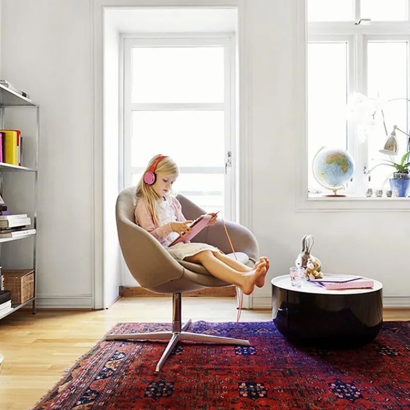 Varier Kokon club ® Fauteuil pivotant confortable en tissu design> Fauteuil De Salon