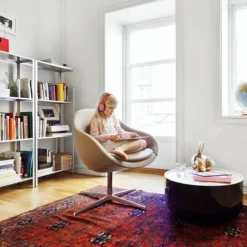 Varier Kokon club ® Fauteuil pivotant confortable en tissu design><noscript><img width=
