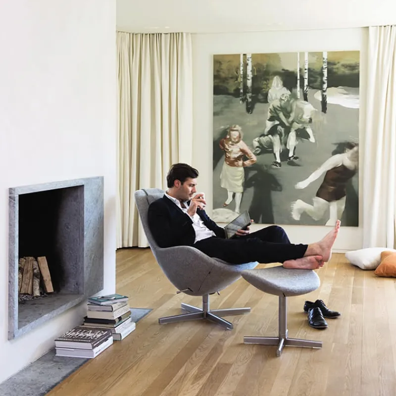 Varier Kokon ® Fauteuil relax inclinable design en tissu> Fauteuil De Salon