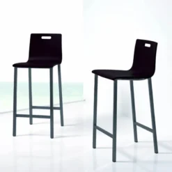 Mobliberica Koko Tabouret snack ® dossier bas en bois><noscript><img width=