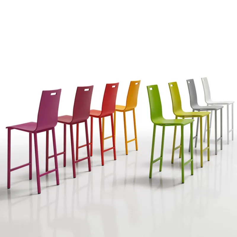 Mobliberica Koko Tabouret snack ® dossier bas en bois> Tabouret Snack (assise +/- 65 Cm)|Tabouret De Bar (assise +/- 80 Cm)