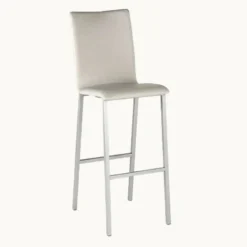 Mobliberica Koko Tabouret snack ® rembourré dossier haut en simili><noscript><img width=