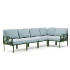 Komodo Canapé modulable d'extérieur 5 places><noscript><img width=