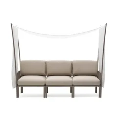 Komodo ombra 3 Canapé de jardin 3 places avec voile d'ombrage fabriqué en Italie><noscript><img width=