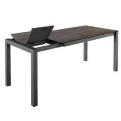 Cancio Kyoto bar Table snack extensible en céramique et métal> Table De Cuisine|Table Pour Petit Espace