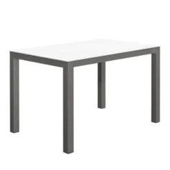 Cancio Kyoto bar Table snack moderne extensible en verre et métal> Table De Cuisine