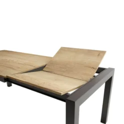 Cancio Kyoto Table extensible en stratifié et pieds en métal><noscript><img width=