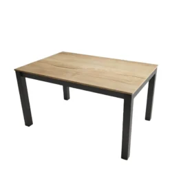 Cancio Kyoto Table moderne rectangulaire en stratifié et métal> Table De Salle à Manger