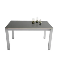 Cancio Kyoto Table rectangulaire en verre extensible><noscript><img width=