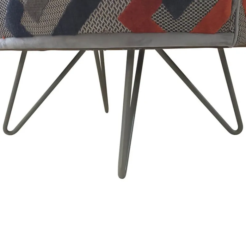 Paget Léa Fauteuil lounge design art déco avec pieds épingle fabrication française> Fauteuil De Salon