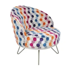 Paget Léa Fauteuil lounge design art déco avec pieds épingle fabrication française><noscript><img width=
