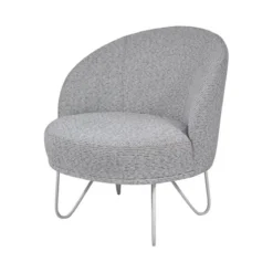 Paget Léa Fauteuil lounge design art déco avec pieds épingle fabrication française><noscript><img width=