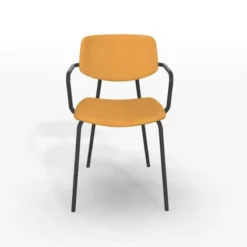 Perfecta Lago Chaise avec accoudoirs rétro et revêtement en tissu><noscript><img width=
