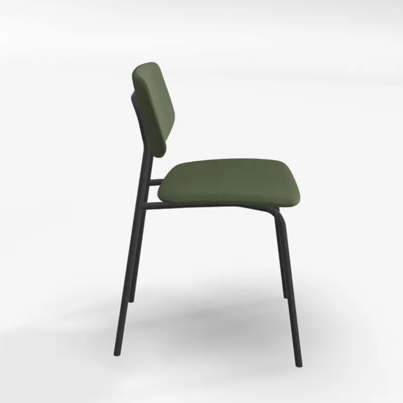 Perfecta Lago Chaise vintage en tissu et structure métal> Chaise De Salle à Manger|Chaise Salon