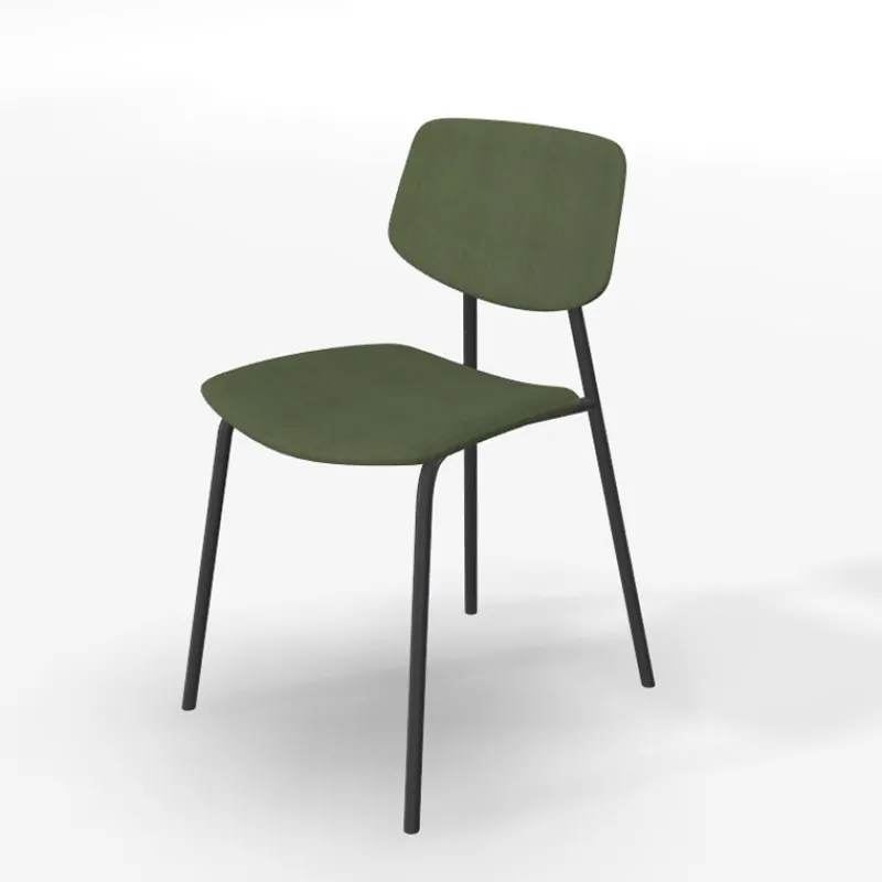 Perfecta Lago Chaise vintage en tissu et structure métal> Chaise De Salle à Manger|Chaise Salon