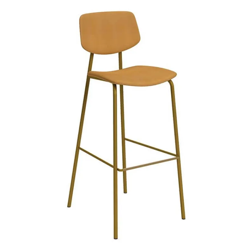 Perfecta Lago Tabouret de bar style vintage rembourré en simili> Tabouret De Bar (assise +/- 80 Cm)