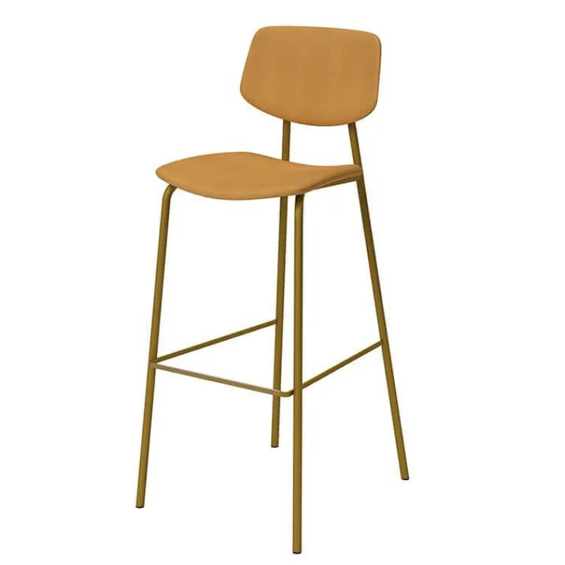 Perfecta Lago Tabouret de bar style vintage rembourré en simili> Tabouret De Bar (assise +/- 80 Cm)