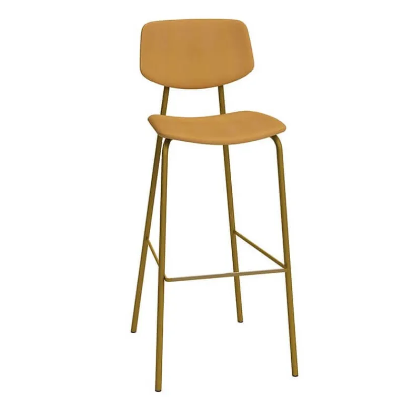 Perfecta Lago Tabouret de bar style vintage rembourré en simili> Tabouret De Bar (assise +/- 80 Cm)