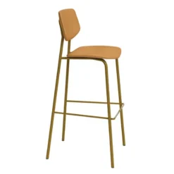 Perfecta Lago Tabouret de bar style vintage rembourré en simili><noscript><img width=