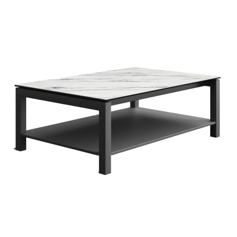 Cancio Lakera mini Table basse tendance en dekton et en acier> Table De Salon
