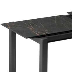 Cancio Lakera Table snack en Dekton rectangulaire extensible avec pieds en métal> Table De Cuisine