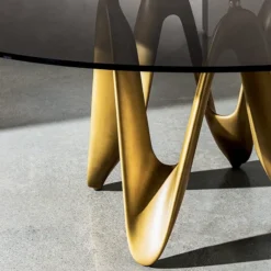 Sovet Italia Lambda Sovet® Table ronde design en verre><noscript><img width=
