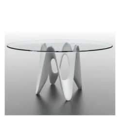 Sovet Italia Lambda Sovet® Table ronde design en verre><noscript><img width=