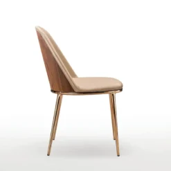 Midj Léa ® Chaise design italienne avec dos du dossier en bois> Chaise Pour Chambre|Chaise De Cuisine