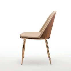 Midj Léa ® Chaise design italienne avec dos du dossier en bois> Chaise Pour Chambre|Chaise De Cuisine
