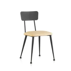 Jayso Lanuza Chaise en métal rembourrée pour salle à manger> Chaise De Cuisine|Chaise De Salle à Manger