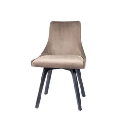 Sessio Lars Chaise cocooning en tissu et pieds en bois> Chaise De Salle à Manger|Chaise Salon