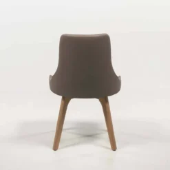 Sessio Lars Chaise de salle à manger vintage avec pieds en bois><noscript><img width=
