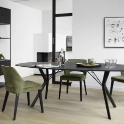 Mobitec Lena ® Chaise ajourée en tissu et pieds bois style moderne><noscript><img width=