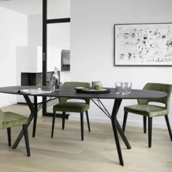 Mobitec Lena ® Chaise ajourée en tissu et pieds bois style moderne><noscript><img width=