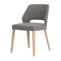 Mobitec Lena ® Chaise ajourée en tissu et pieds bois style moderne><noscript><img width=
