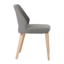 Mobitec Lena ® Chaise ajourée en tissu et pieds bois style moderne><noscript><img width=